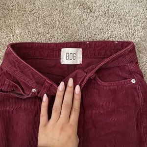 BDG Maroon Jeans